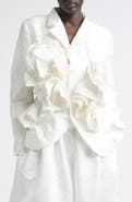 Comme des Garçons Floral Damask Single Breasted Blazer