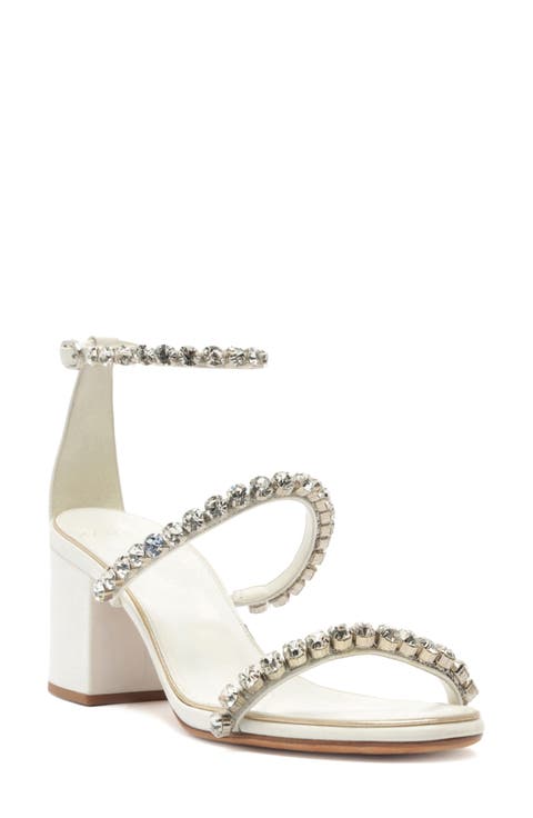 Alexa Crystal Strap Sandal (Women)