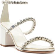 Alexandre Birman Alexa Crystal Strap Sandal