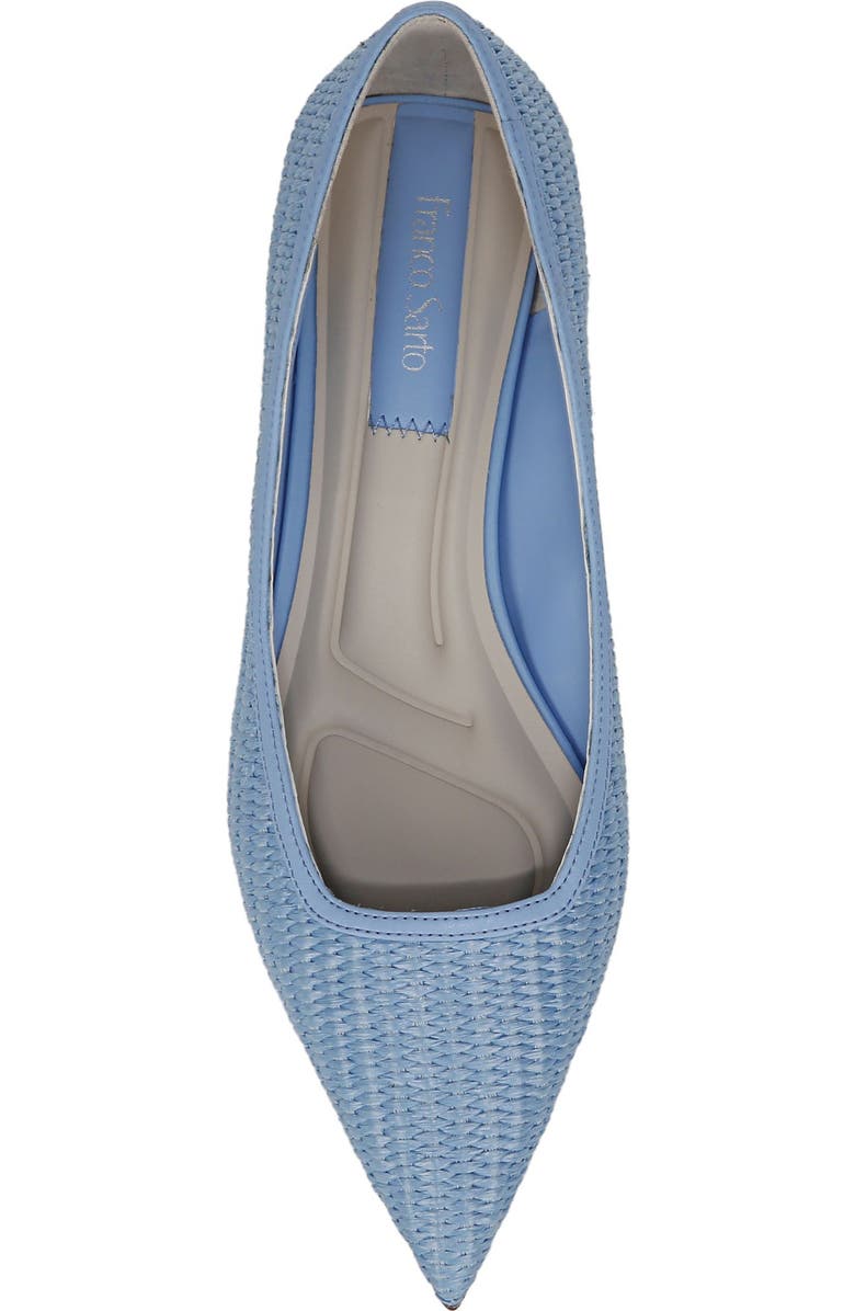 Franco Sarto Prella Pointed Toe Kitten Heel Pump, Alternate, color, Blue