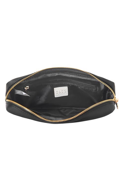 Bloc Bags Medium Bow Cosmetics Bag In Black/black