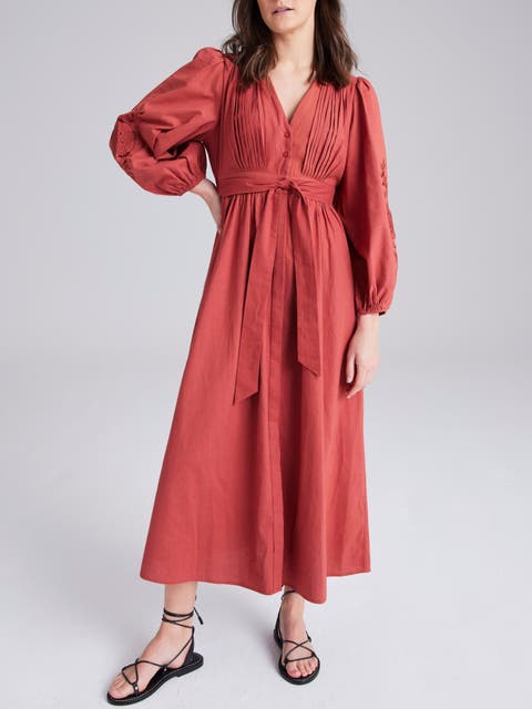 Carla Embroidered Dress