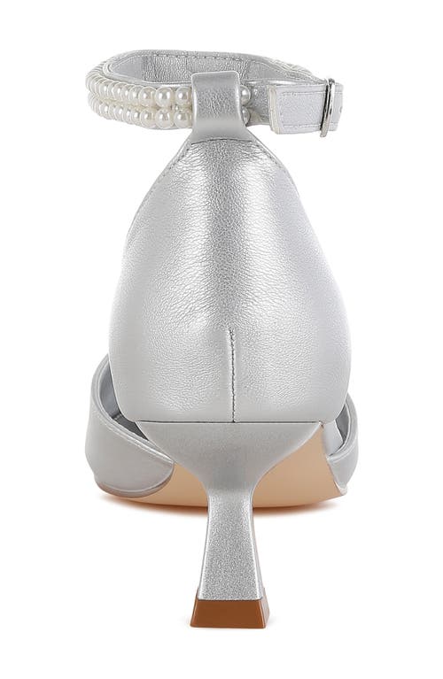 London Rag Onkana Kitten Heel Sandal In Silver