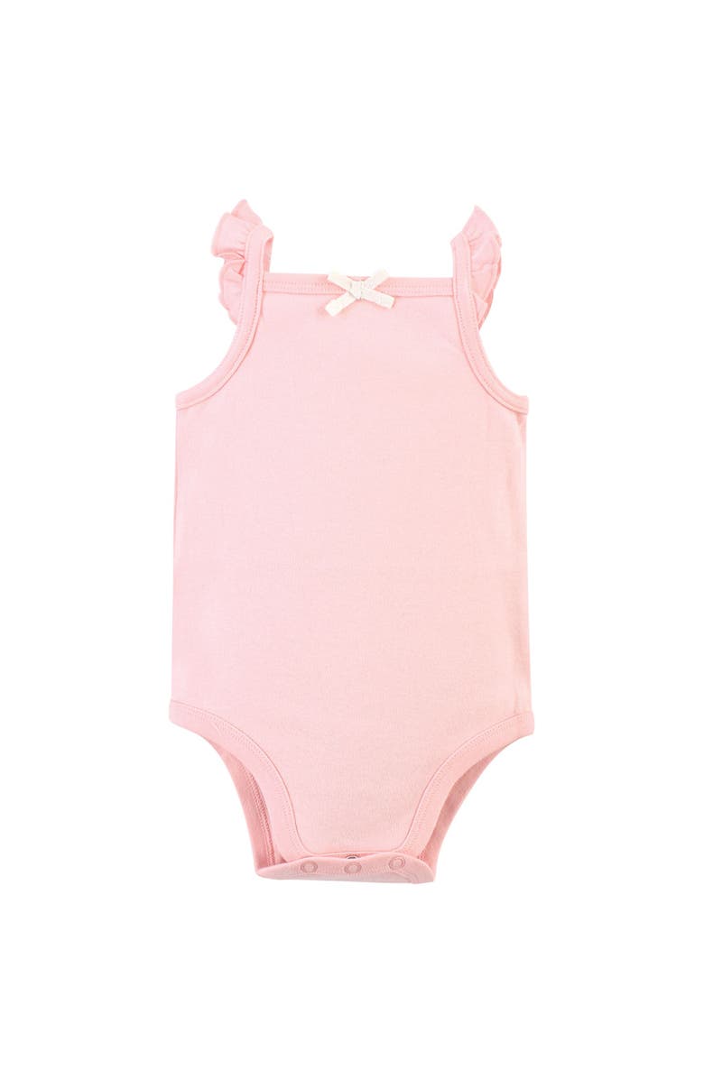 Touched by Nature 5Pk Organic Sleeveless Bodysuits, Alternate, color, Bright Butterflies