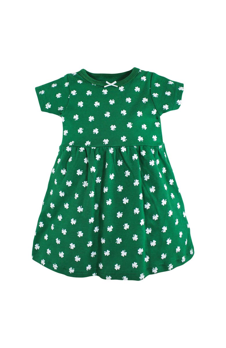 Hudson Baby Stylish Baby Dress 2Pk, Alternate, color, St Patricks Rainbow