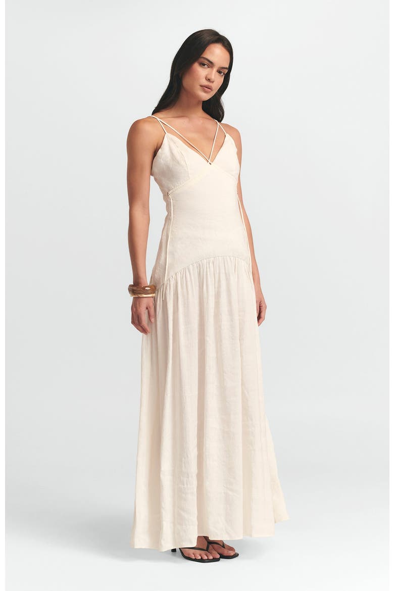Paris Maxi Dress, Alternate, color, Ivory