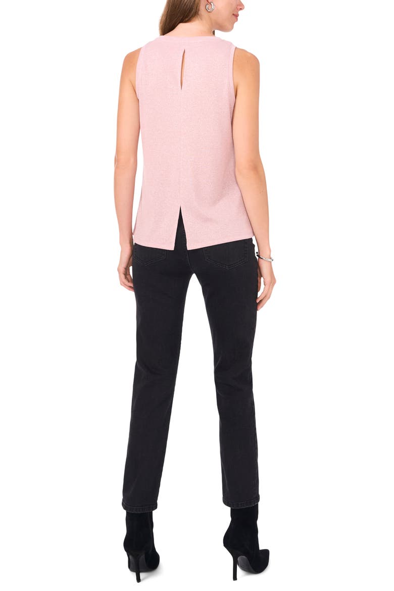 Metallic Knit Tank, Alternate, color, DUSTY BLUSH