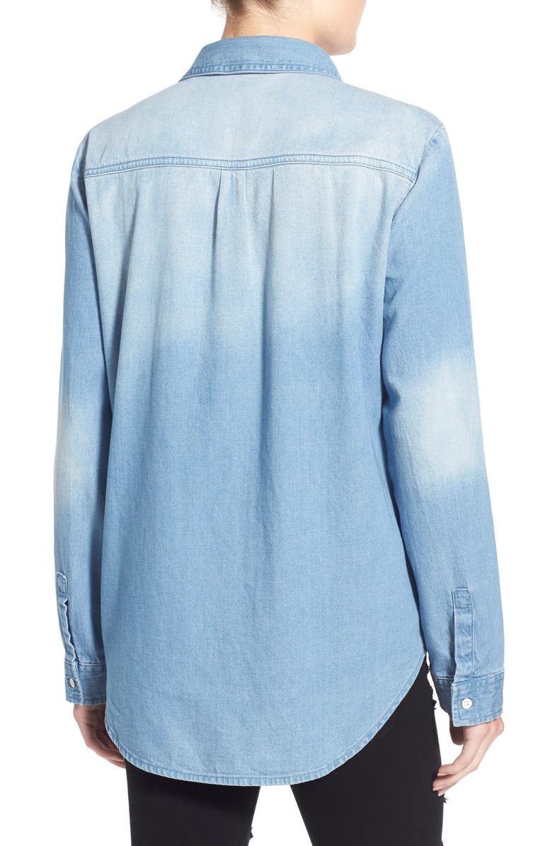 BP. Cotton Chambray Shirt, Alternate, color, 