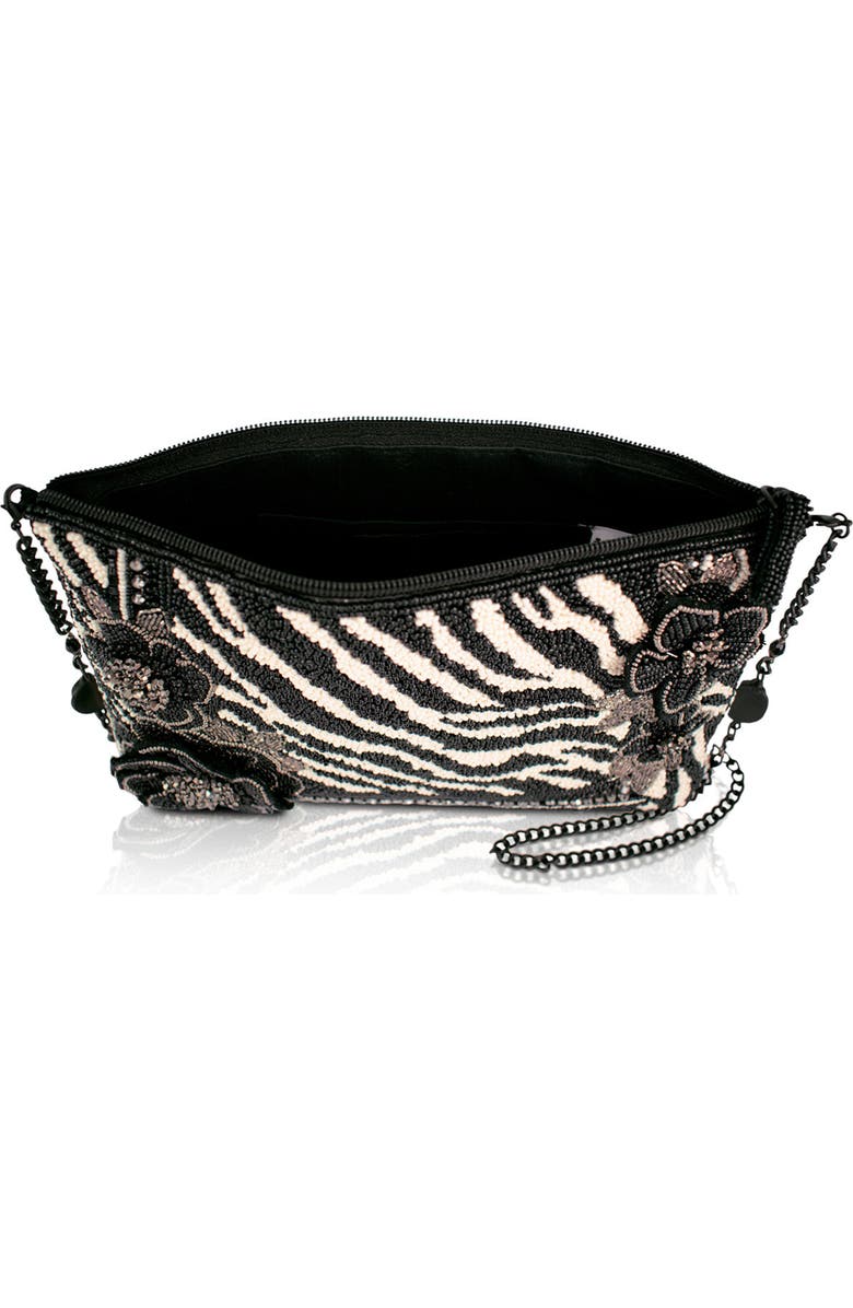 Mary Frances Accessories Primal Balance Crossbody Handbag, Alternate, color, White / Black