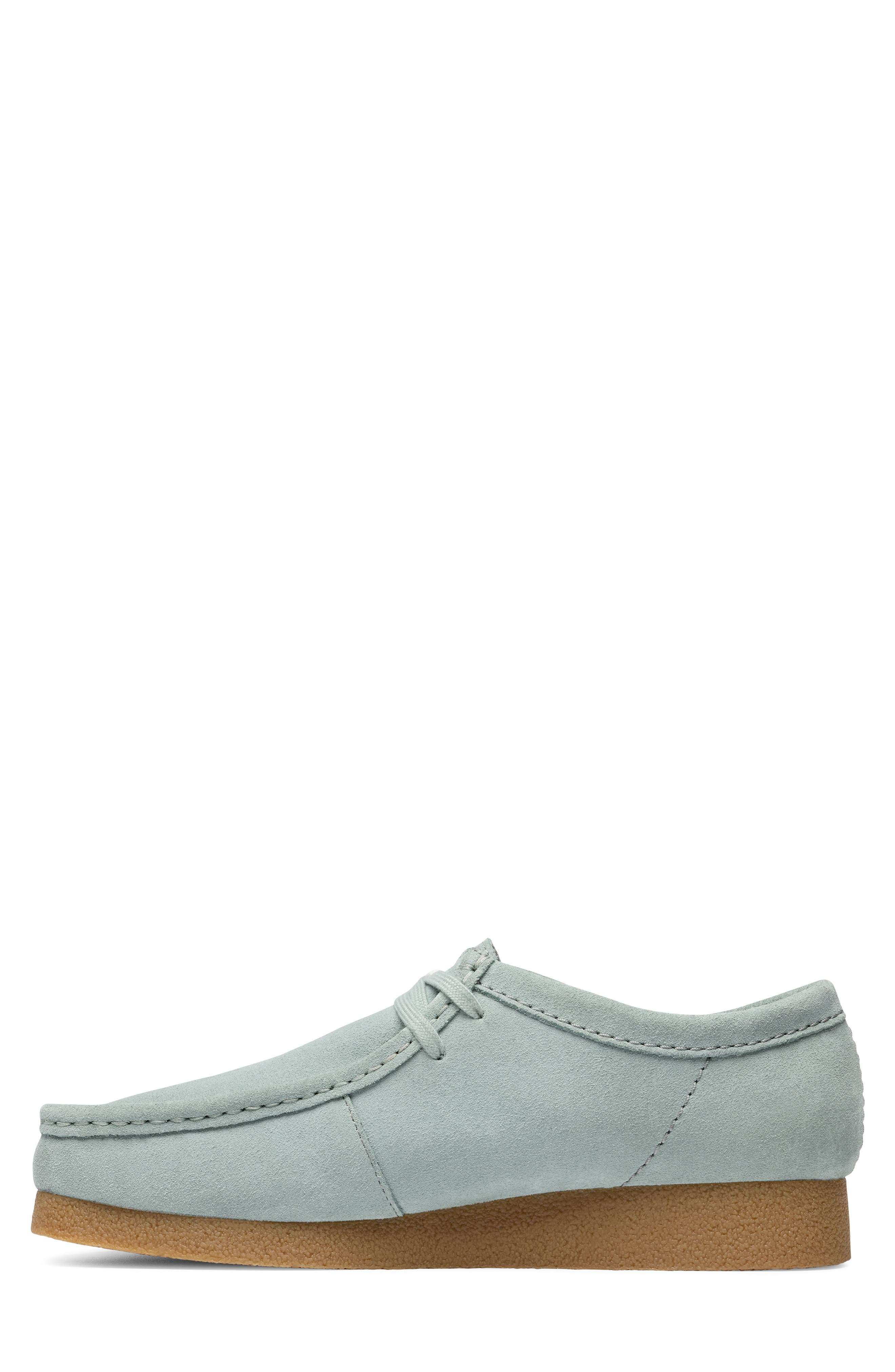 Wallabee EVO Leather Shoe, Alternate, color, AQUA