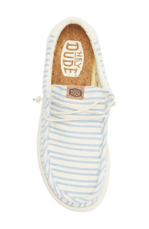 Hey Dude Wally Resort Slip-on Sneaker In Blue