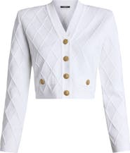 Balmain Cropped knit cardigan