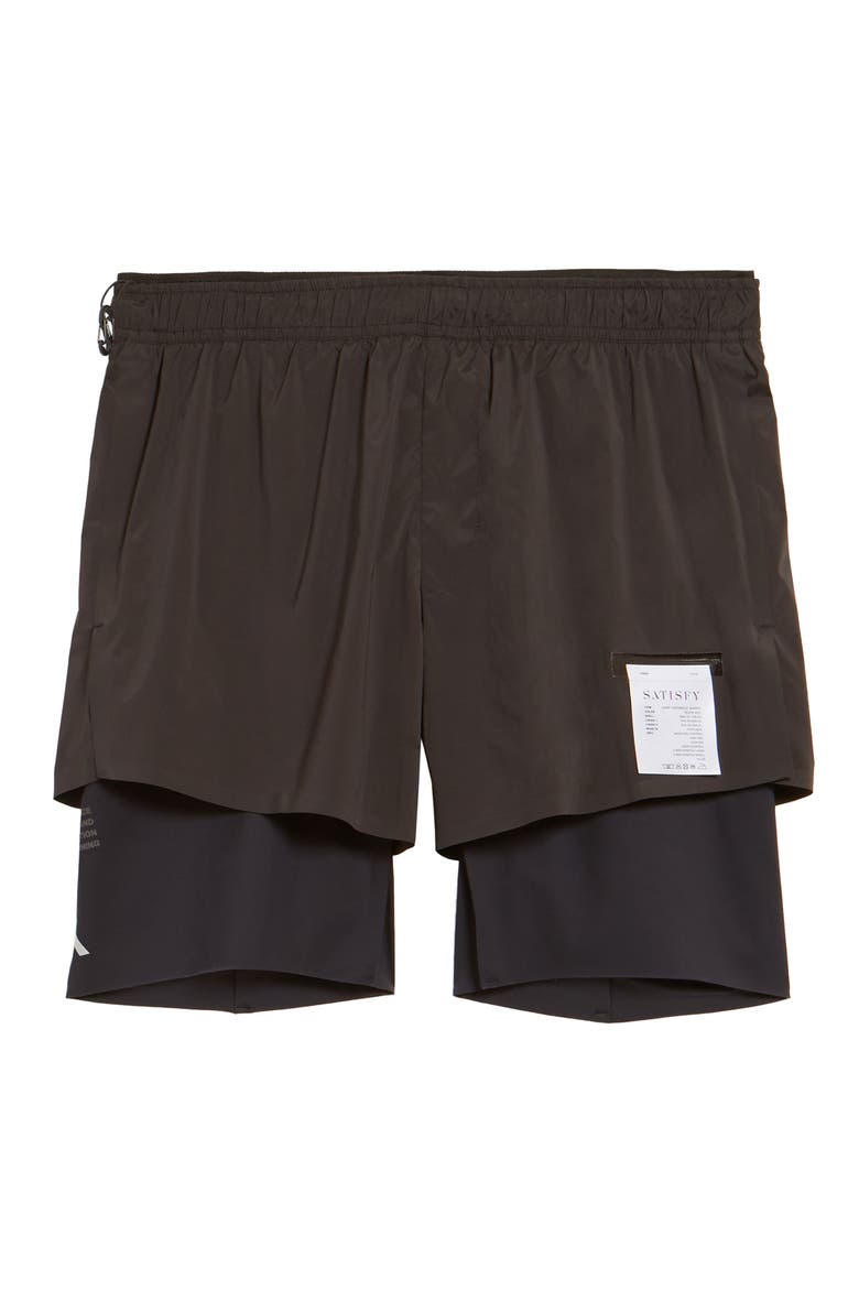8-Inch Short Distance Running Shorts, Main, color, BLACK SILK