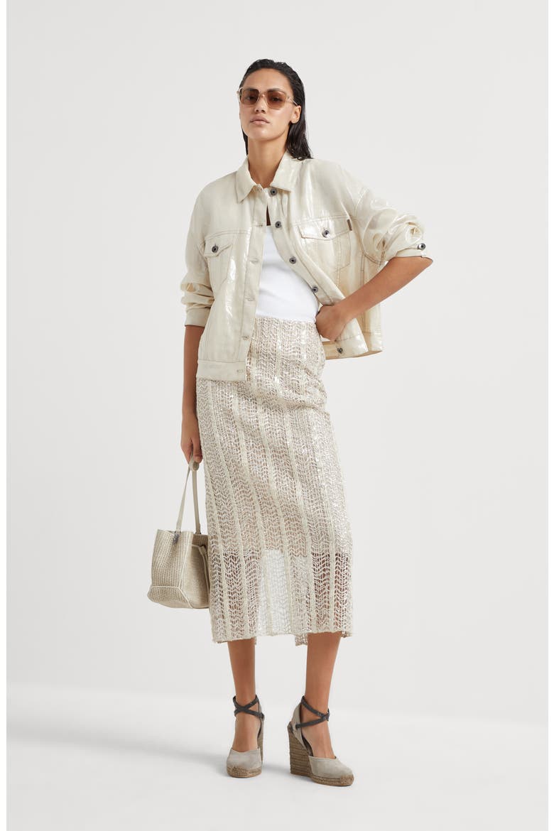 Column skirt, Alternate, color, Oat