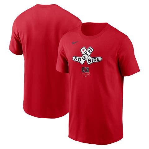 Men's Nike Red Chicago White Sox City Connect Large Logo T-Shirt