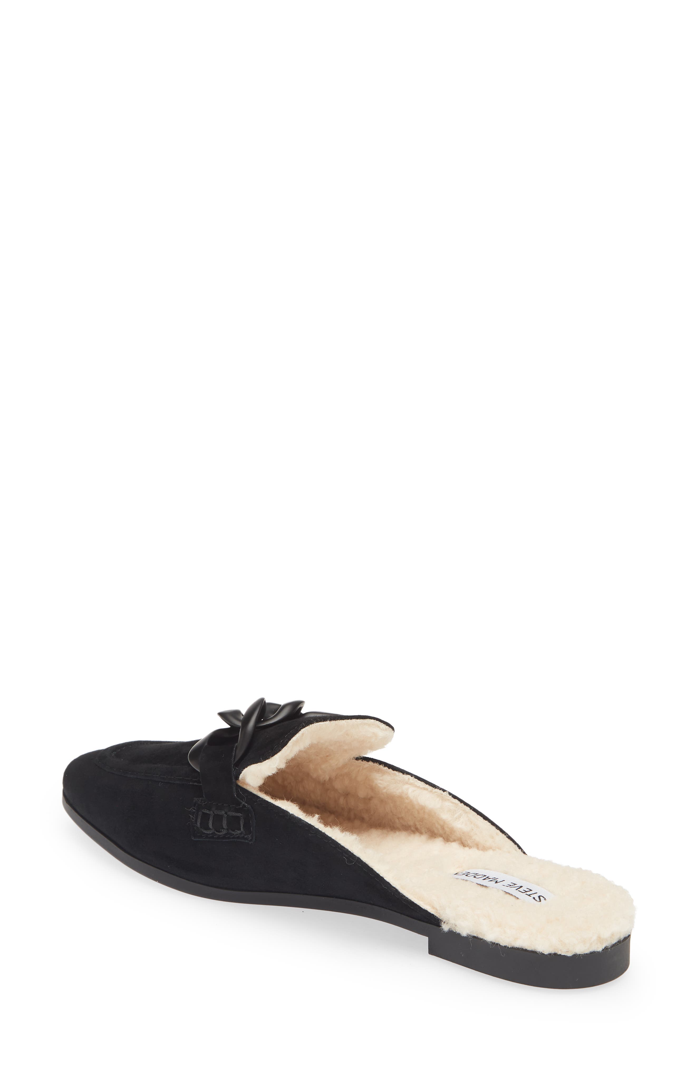 Steve Madden Cally Faux Shearling Lined Mule, Alternate, color, 
