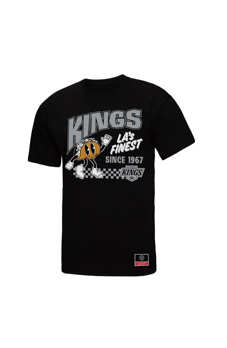 Mitchell & Ness Men's Mitchell & Ness Black Los Angeles Kings Local Food T-Shirt, Alternate, color,