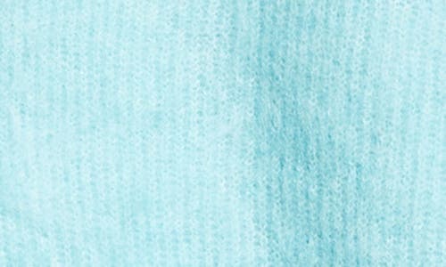 Séfr Kaito Ribbed Mohair-blend Cardigan In Turquoise Mohair