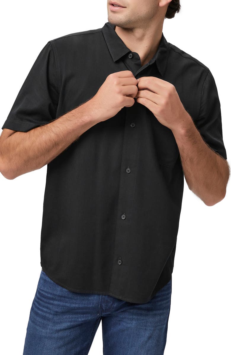 PAIGE Wilmer Short Sleeve Button-Up Shirt, Alternate, color, 