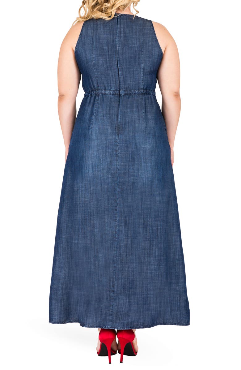 Standards & Practices Amber Maxi Chambray Dress, Alternate, color,