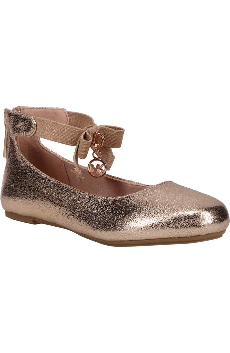 MICHAEL Michael Kors Kenyah Kay Metallic Ballet Flat, Main, color,