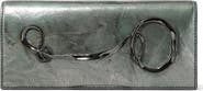 Alexis Bittar Twisted Side Handle Leather Clutch