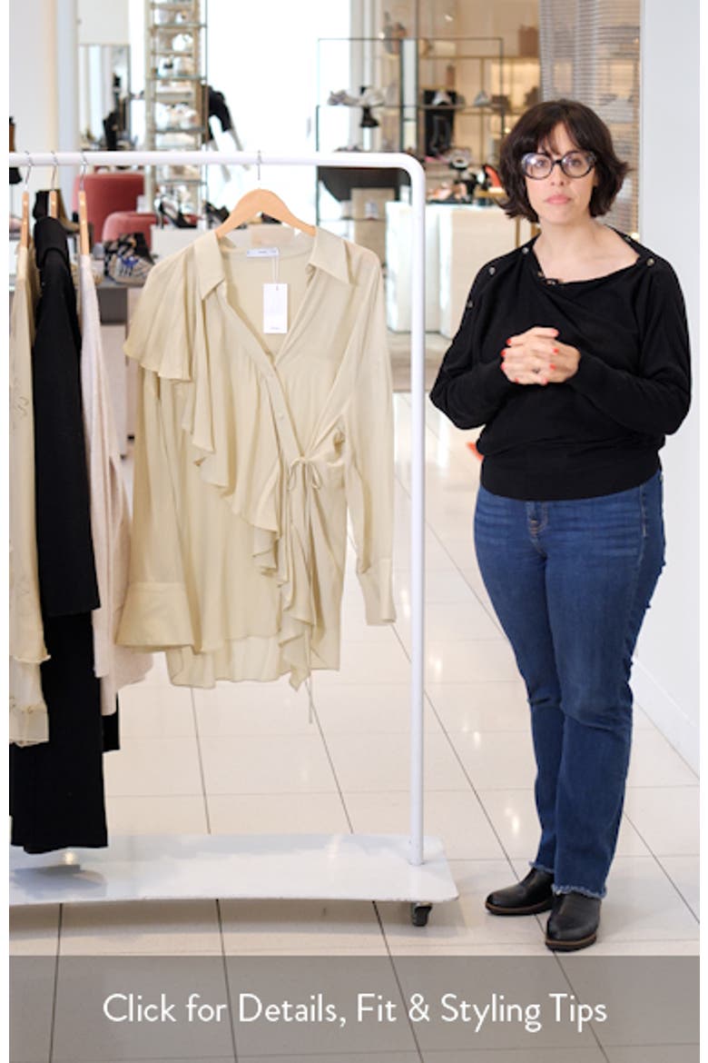 Bruna Ruffle Button-Up Shirt video