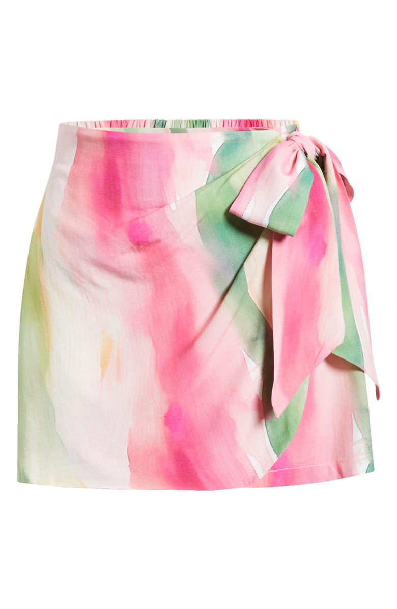 BOAMAR Cherry High Waist Cover-Up Skort, Alternate, color, Fuzzy