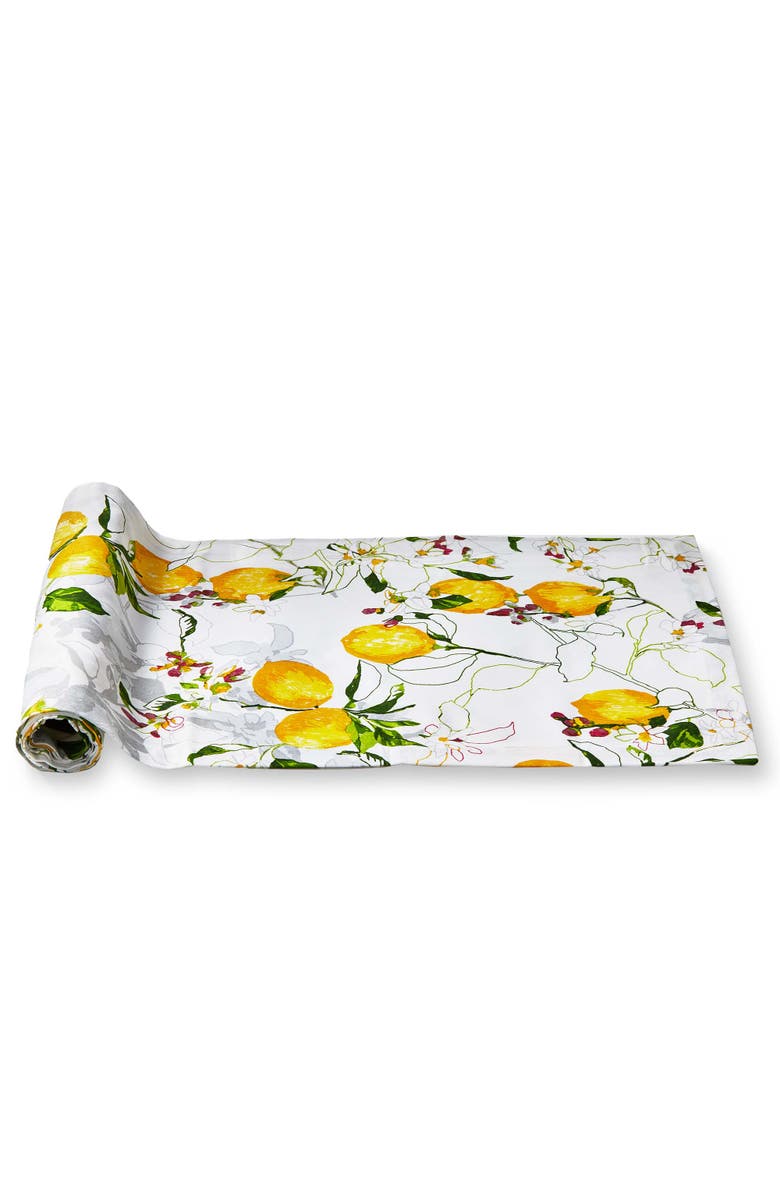 tag Lemoncello Multicolor Cotton Table Runner for Spring Summer, Main, color, Multicolored