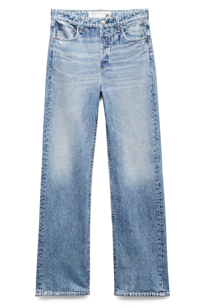 rb Miramar Shea Wide Leg Cotton Terry Sweatpant Jeans, Alternate, color, TESSA