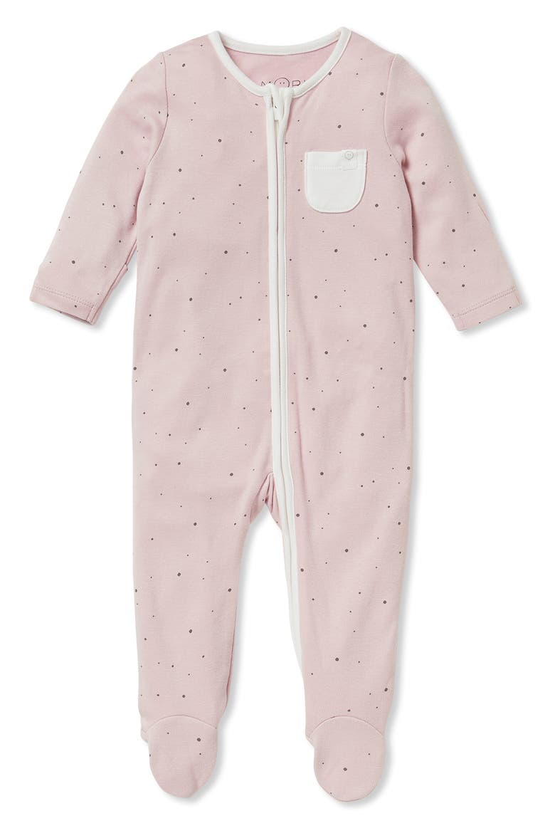 Two Way Zip-Up Sleepsuit, Main, color, STARDUST