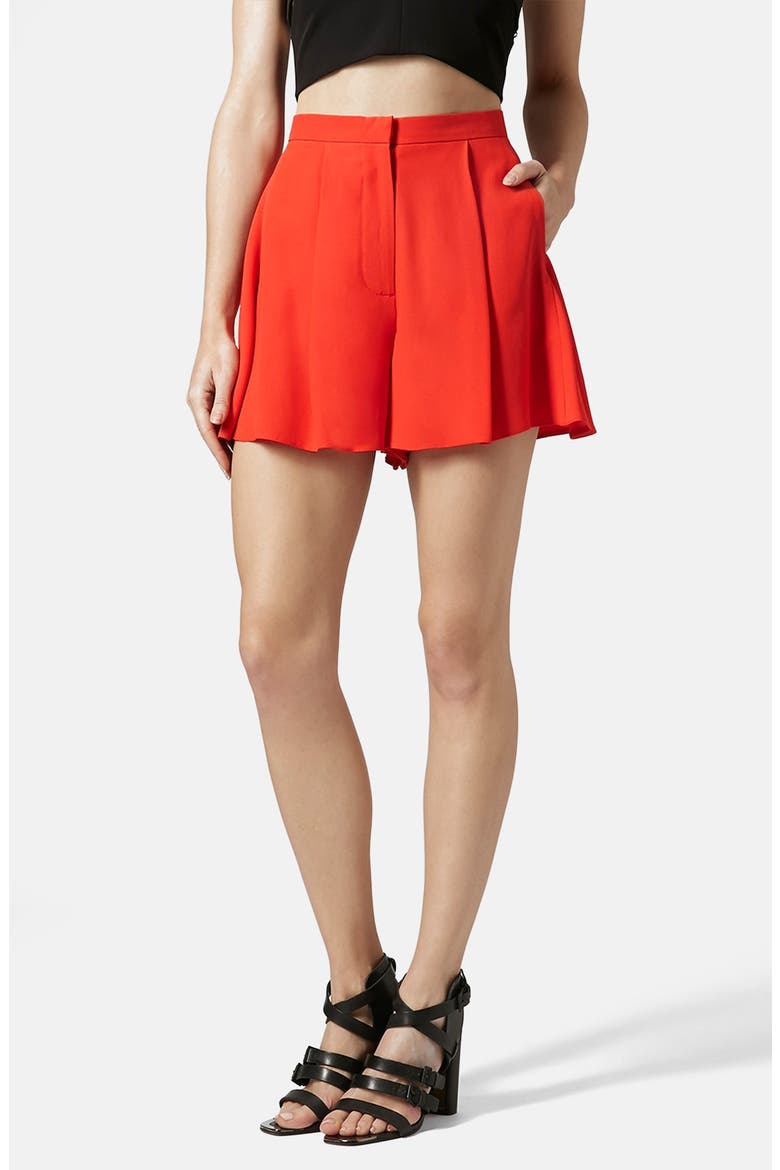 'Cody' Culotte Shorts, Main, color, RED