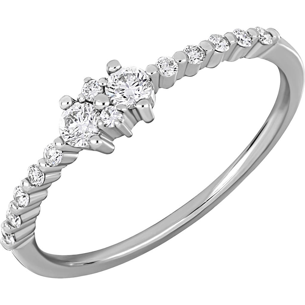 Bony Levy Getty Diamond Stacking Ring In Metallic