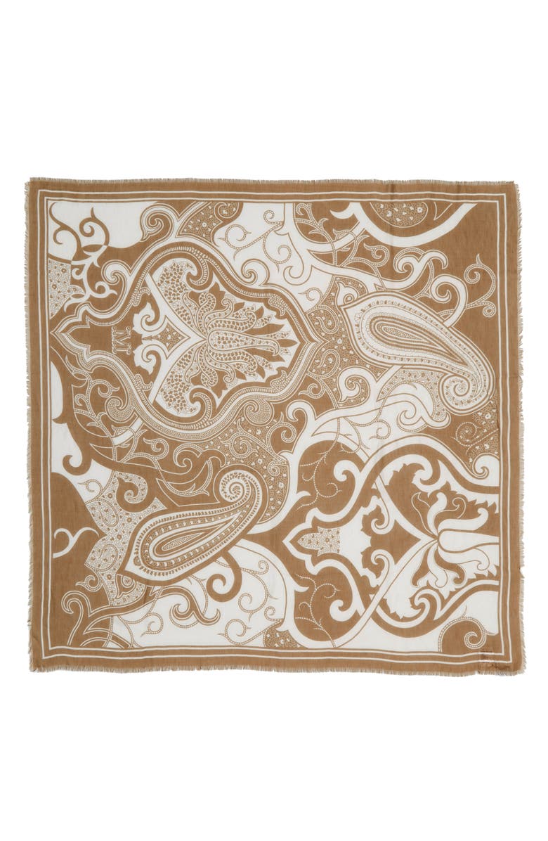 Max Mara Ossido2 Paisley Scarf, Main, color,