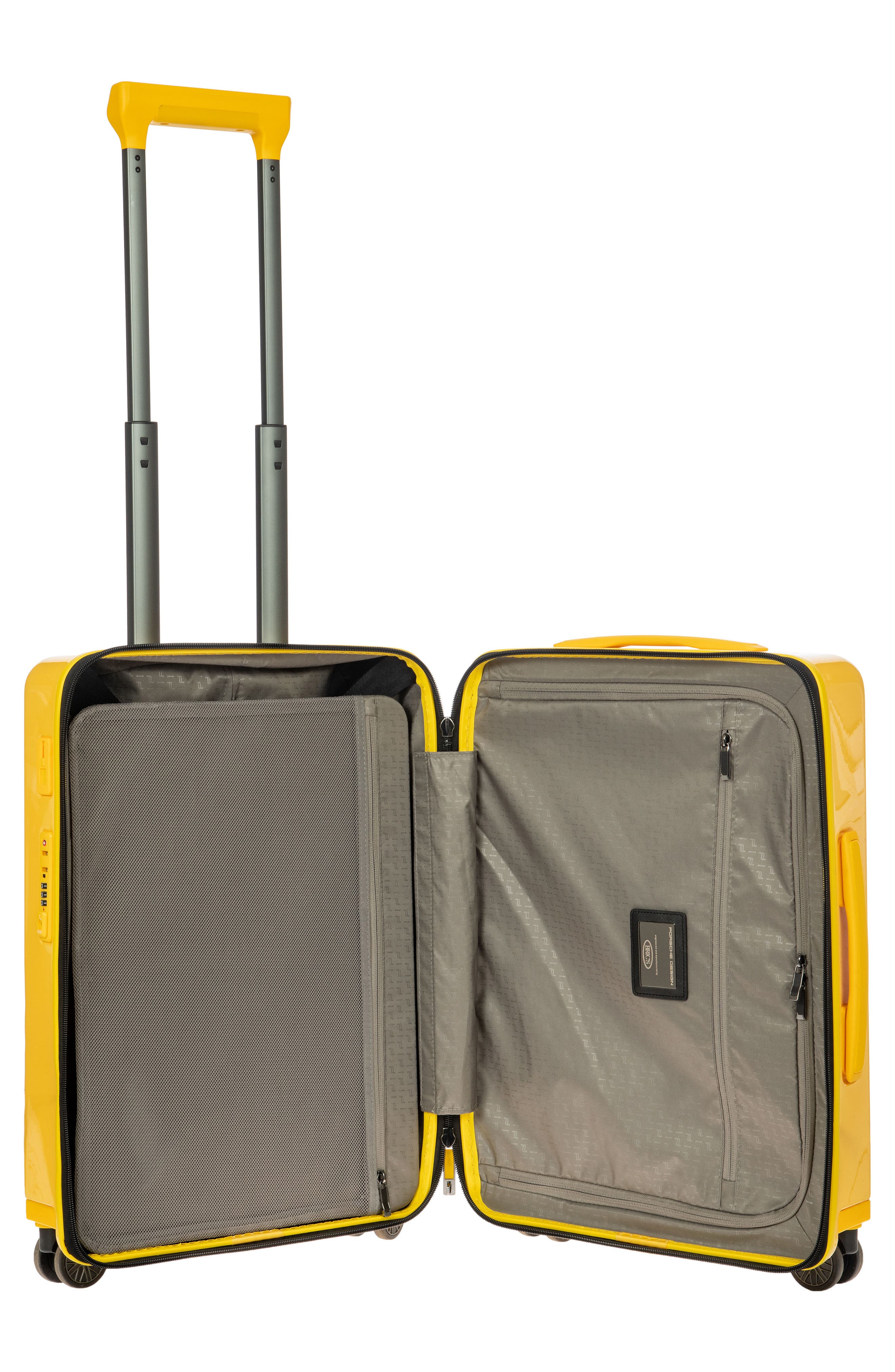 Porsche Design Roadster 21-Inch Hardside Carry-On Luggage, Alternate, color, Racing Yellow