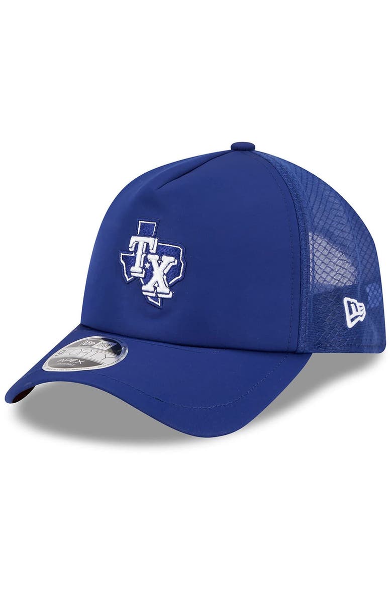 Men's New Era Royal Texas Rangers 2026 Batting Practice Alternate Apex 9FORTY Adjustable Hat, Main, color, Royal