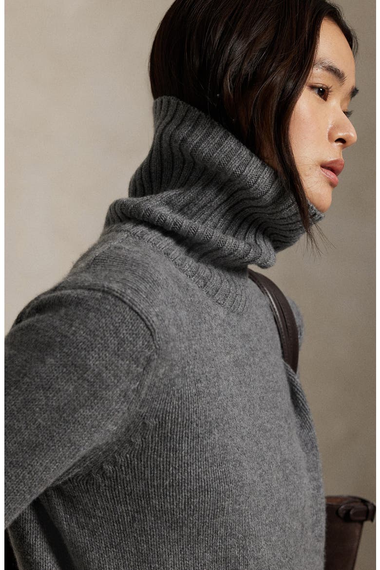 Wool Turtleneck Sweater, Alternate, color, FLANNEL GREY HEATHER