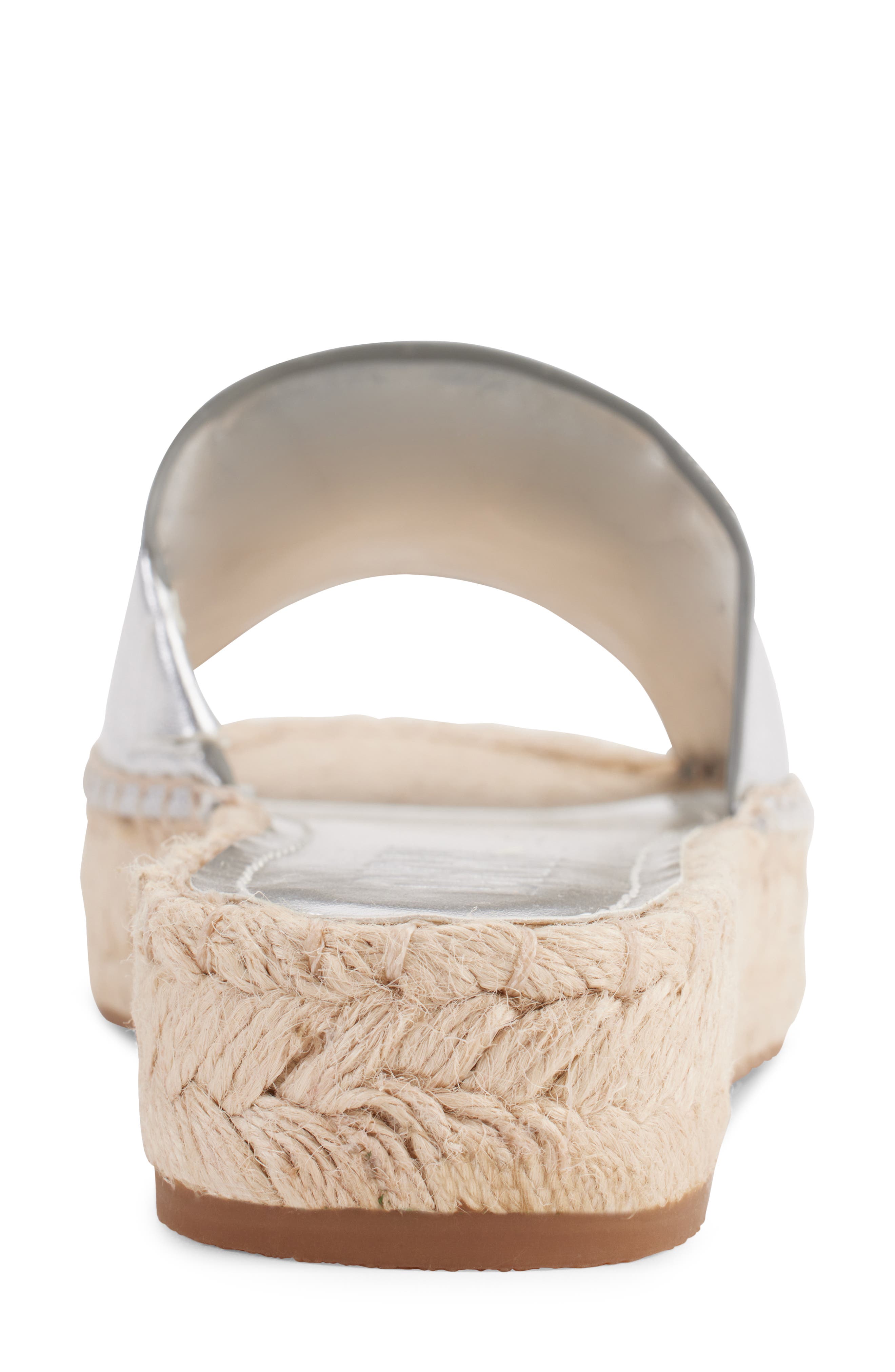 DKNY Camillo Platform Slide Sandal, Alternate, color, Silver