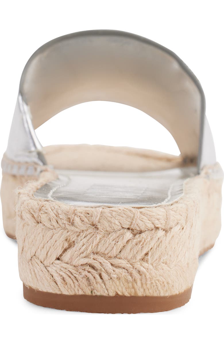 DKNY Camillo Platform Slide Sandal, Alternate, color, Silver