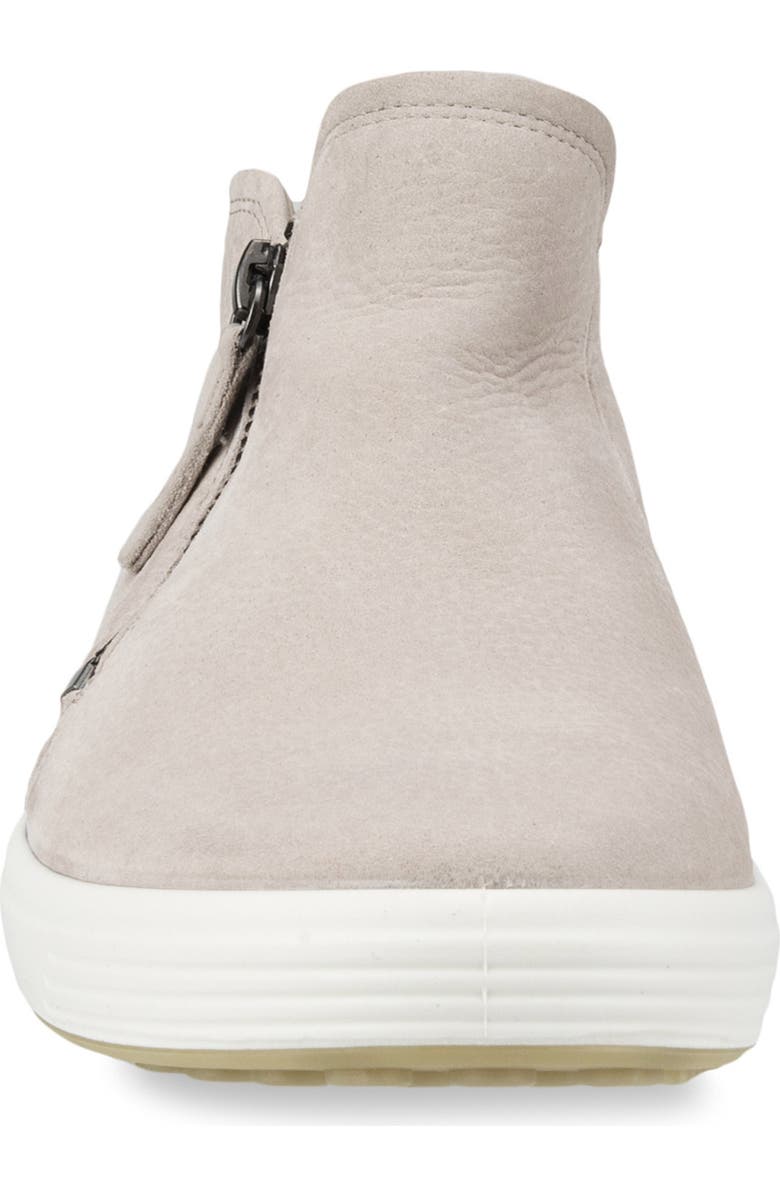 ECCO Soft 7 Mid Top Zip Sneaker, Alternate, color, Grey Rose