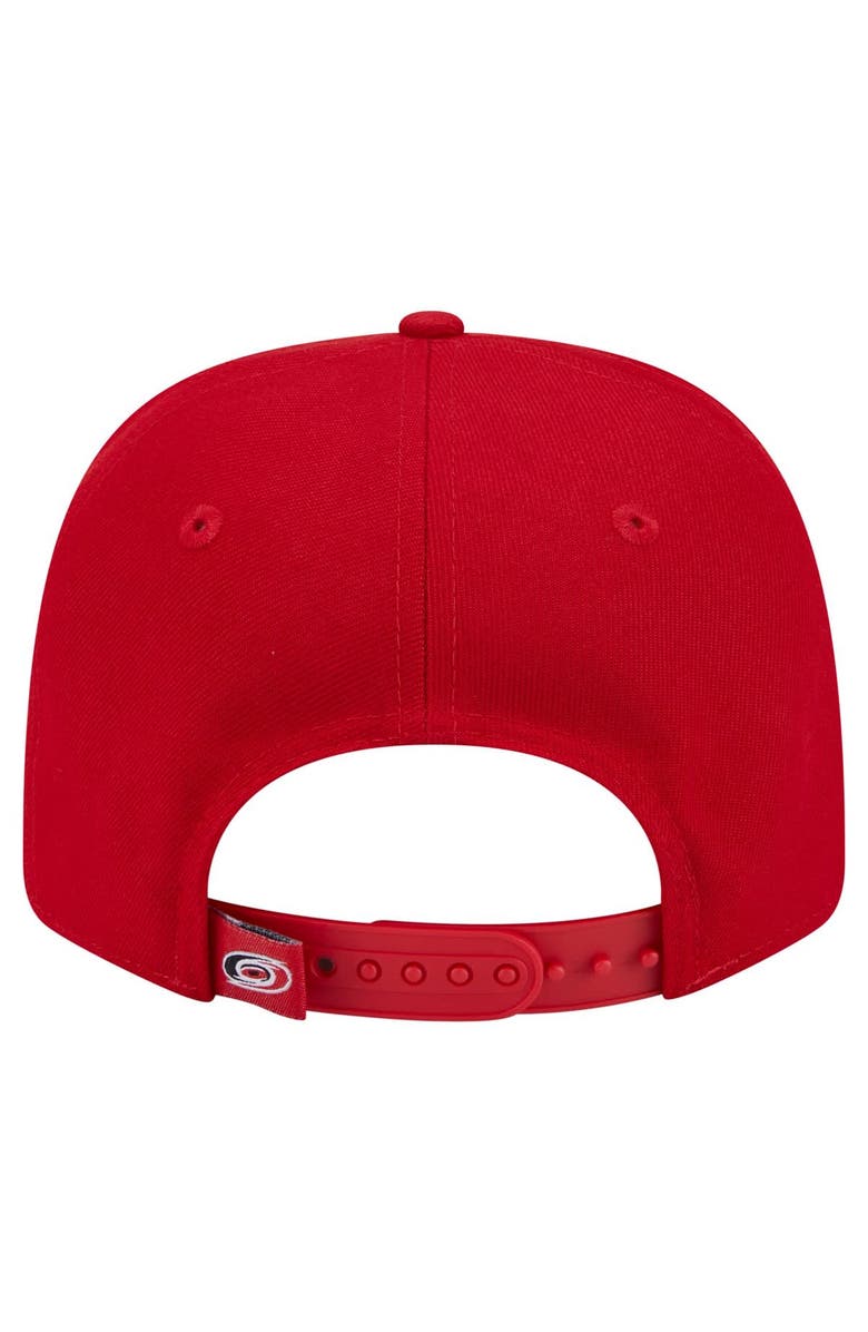 New Era Men's New Era Red Carolina Hurricanes Logo Basic 9SEVENTY Adjustable Hat, Alternate, color, Red