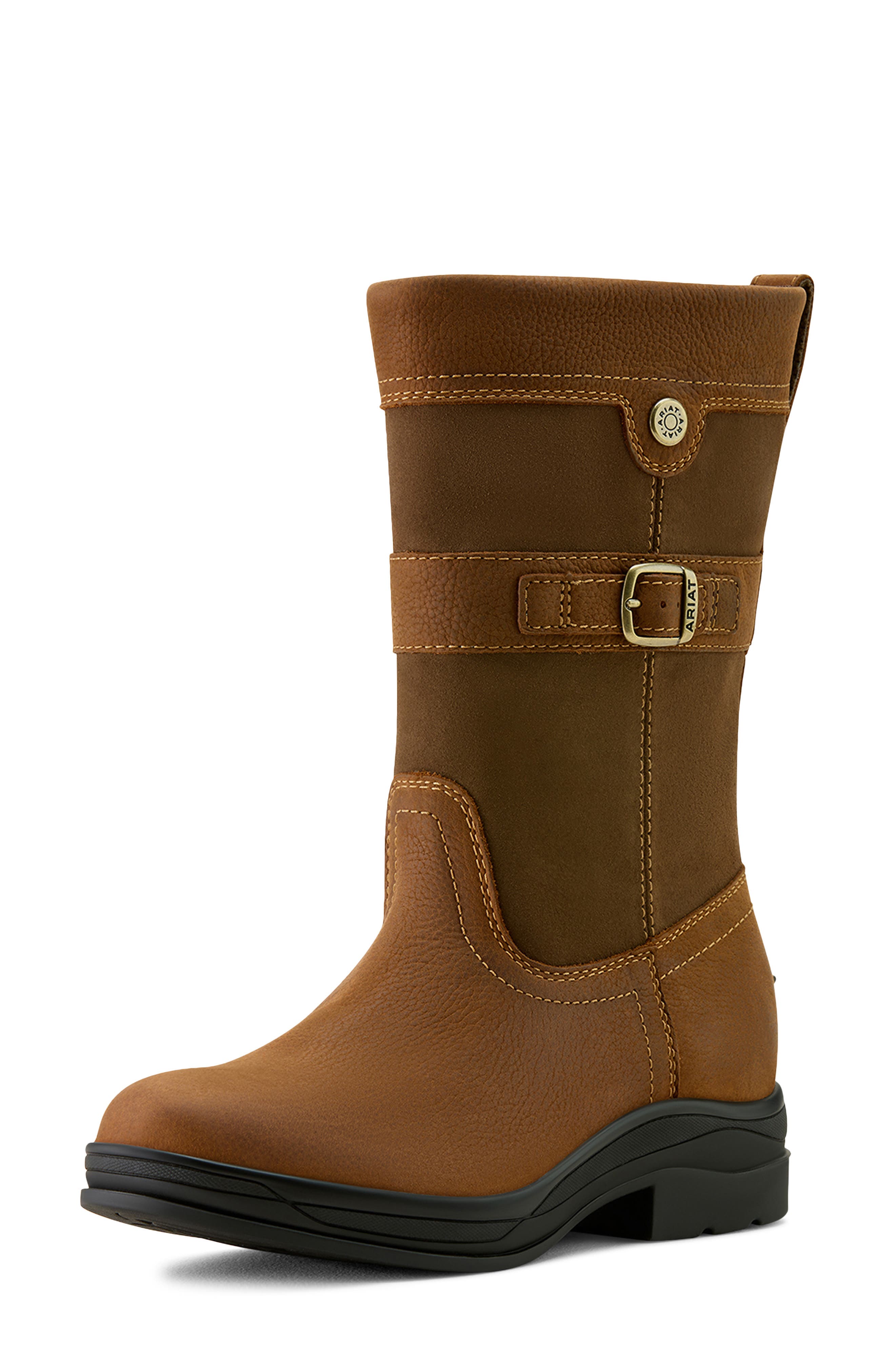 Ariat Bampton Waterproof Boot, Main, color, Baked Brown