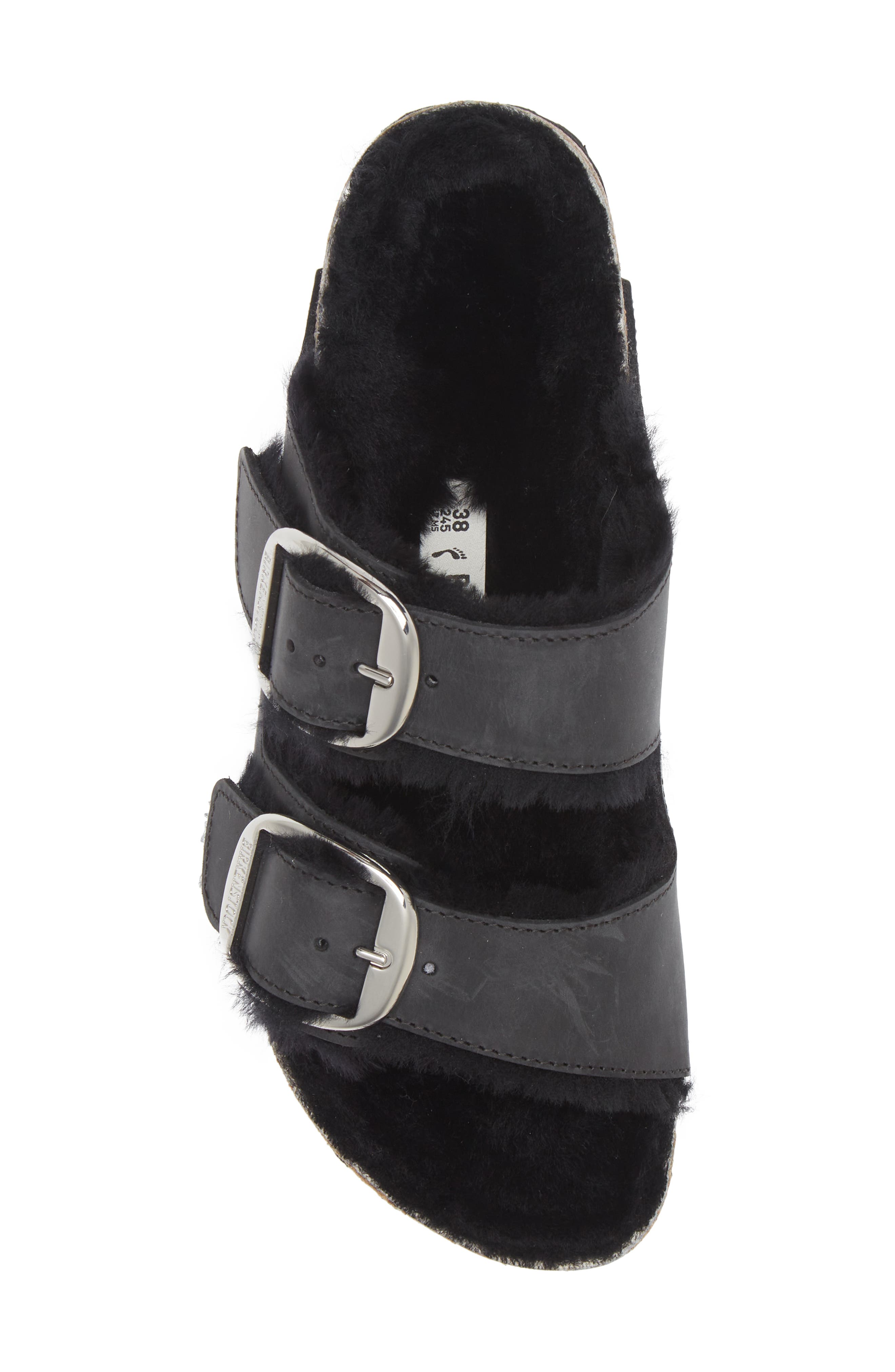 Birkenstock Arizona Big Buckle Genuine Shearling Lined Sandal, Alternate, color, 