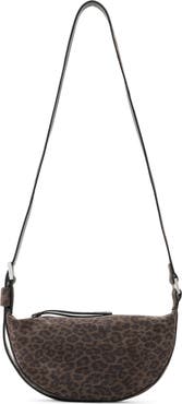 AllSaints Half Moon Leather Crossbody Bag