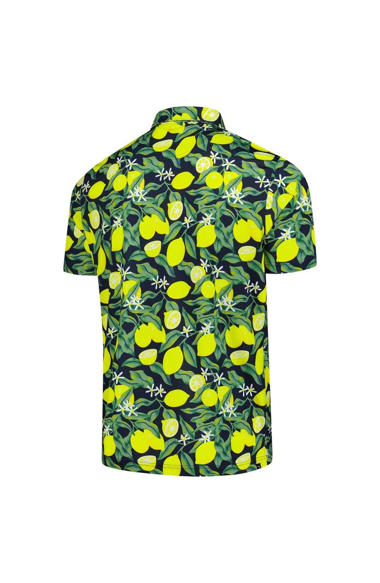 PUMA Men's Puma Navy Arnold Palmer MATTR Lemon Branch Polo, Alternate, color, 