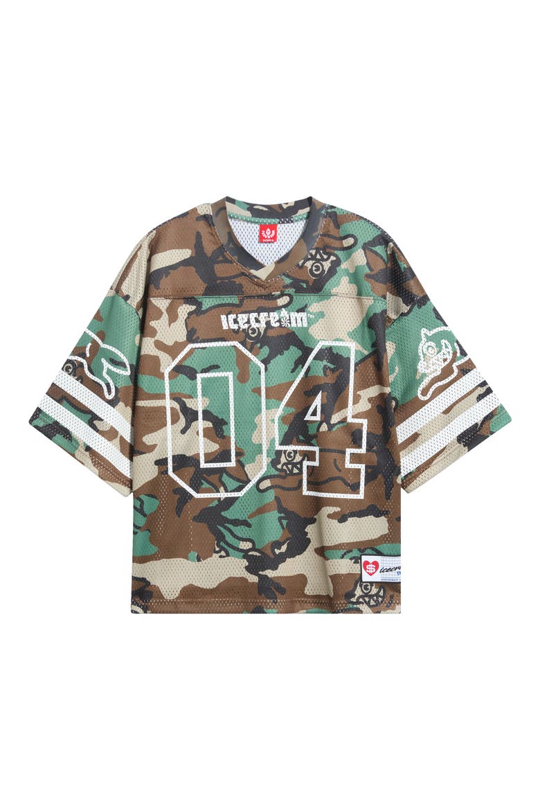 Blackberry Mesh Jersey Graphic T-shirt, Main, color, CAMO