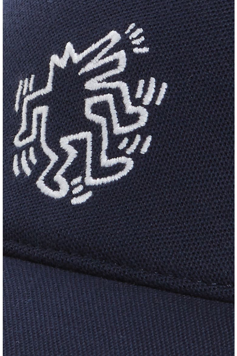 x Keith Haring Graphic Piqué Cap, Alternate, color, NAVY