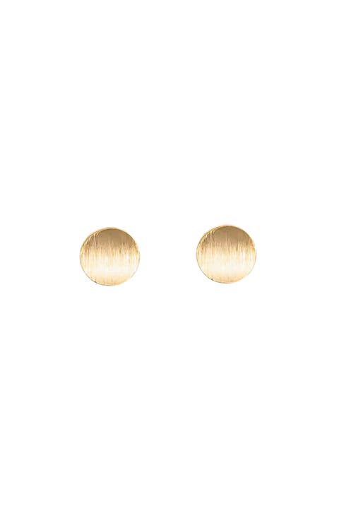 Sterling Silver 18k Gold Plated Madeleine Earrings Classic Everyday