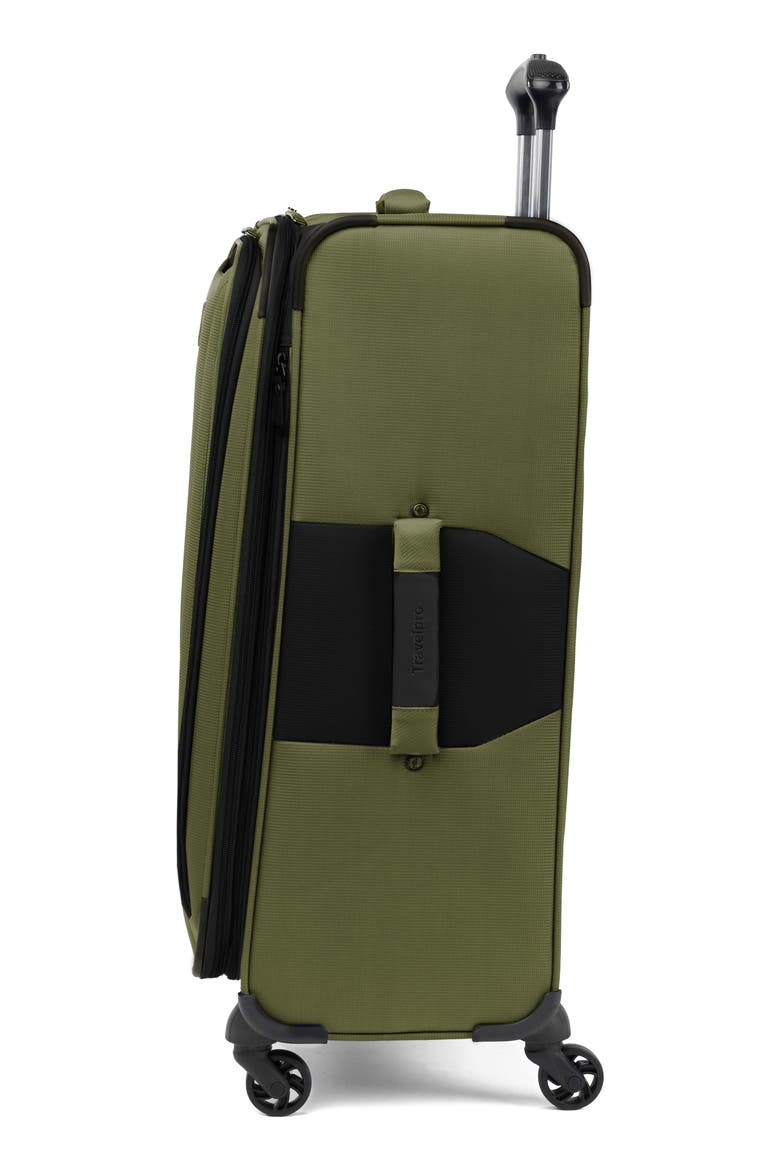 Pilot Air 2 25 Inch Expandable Spinner Suitcase, Alternate, color, OLIVE/ BLACK