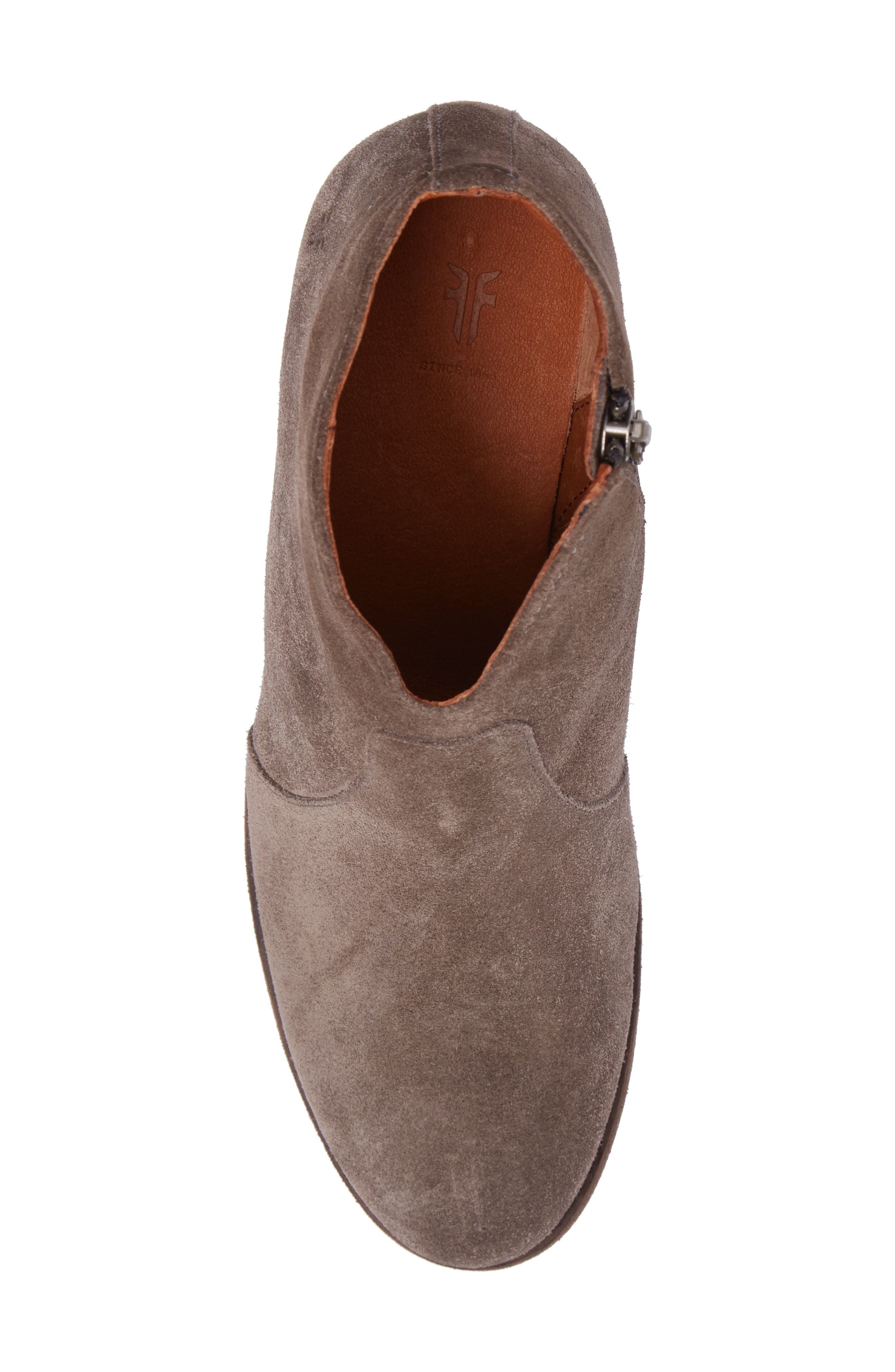 Nora Bootie, Alternate, color, ELEPHANT SUEDE